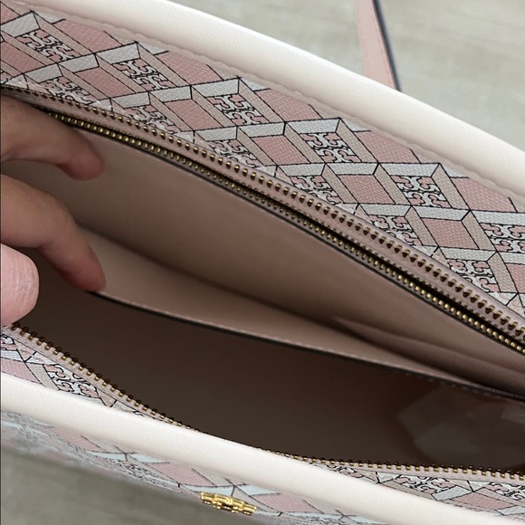 Tory Burch Geo Logo Mini Zip Top Tote - Picture 9 of 15